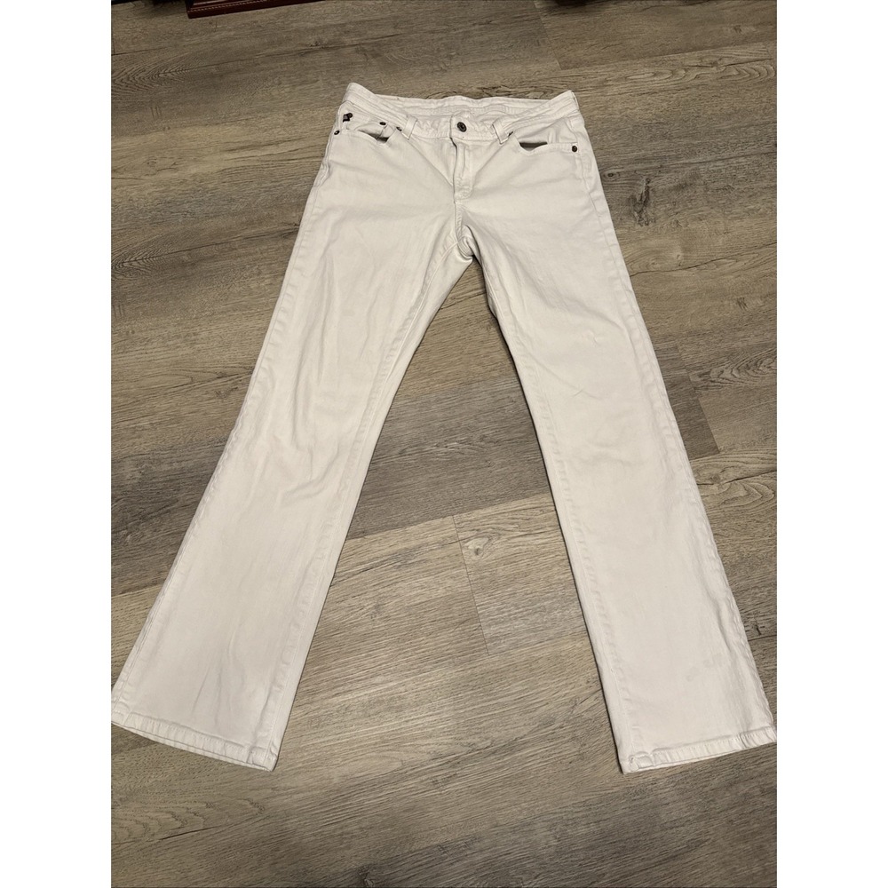 Ralph Lauren polo white jeans Kelly Sz 10 Stretch Denim Summer Beach Vintage Y2K